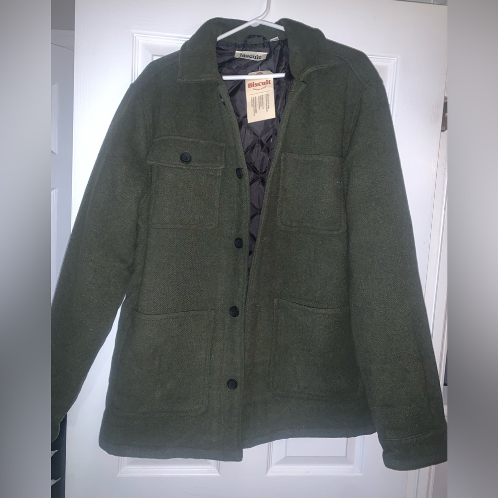 Men’s Shacket Biscuit clothing brand NWT